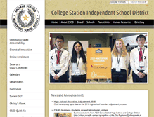 Tablet Screenshot of csisd.edlioschool.com