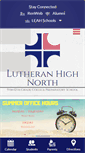 Mobile Screenshot of lutheranhighnorth.edlioschool.com