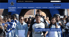 Desktop Screenshot of navasotaisd.edlioschool.com